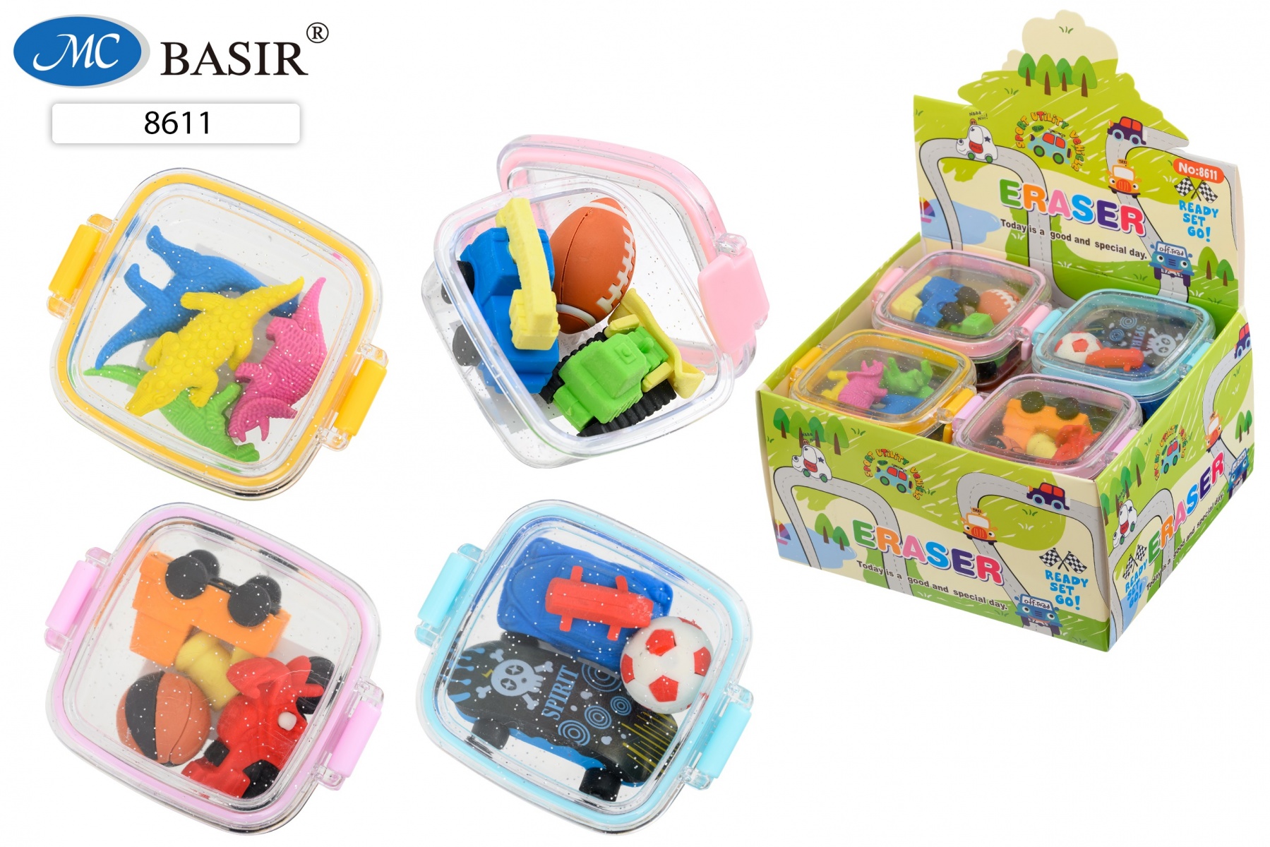 Ластик-игрушка ТРАНСПОРТ Sport