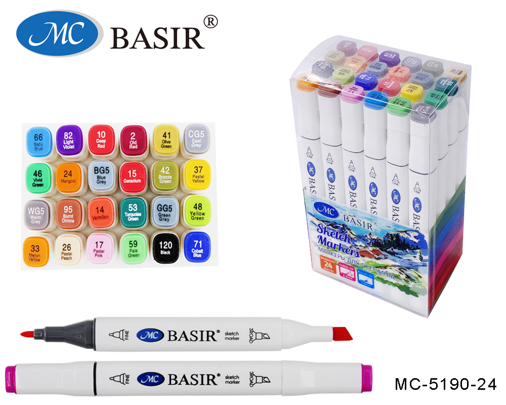 Фломастеры басир мс-3526-6. Басир канцтовары. Ножницы басир. Ручка шар. Канцелярия в блистерной упаковке.