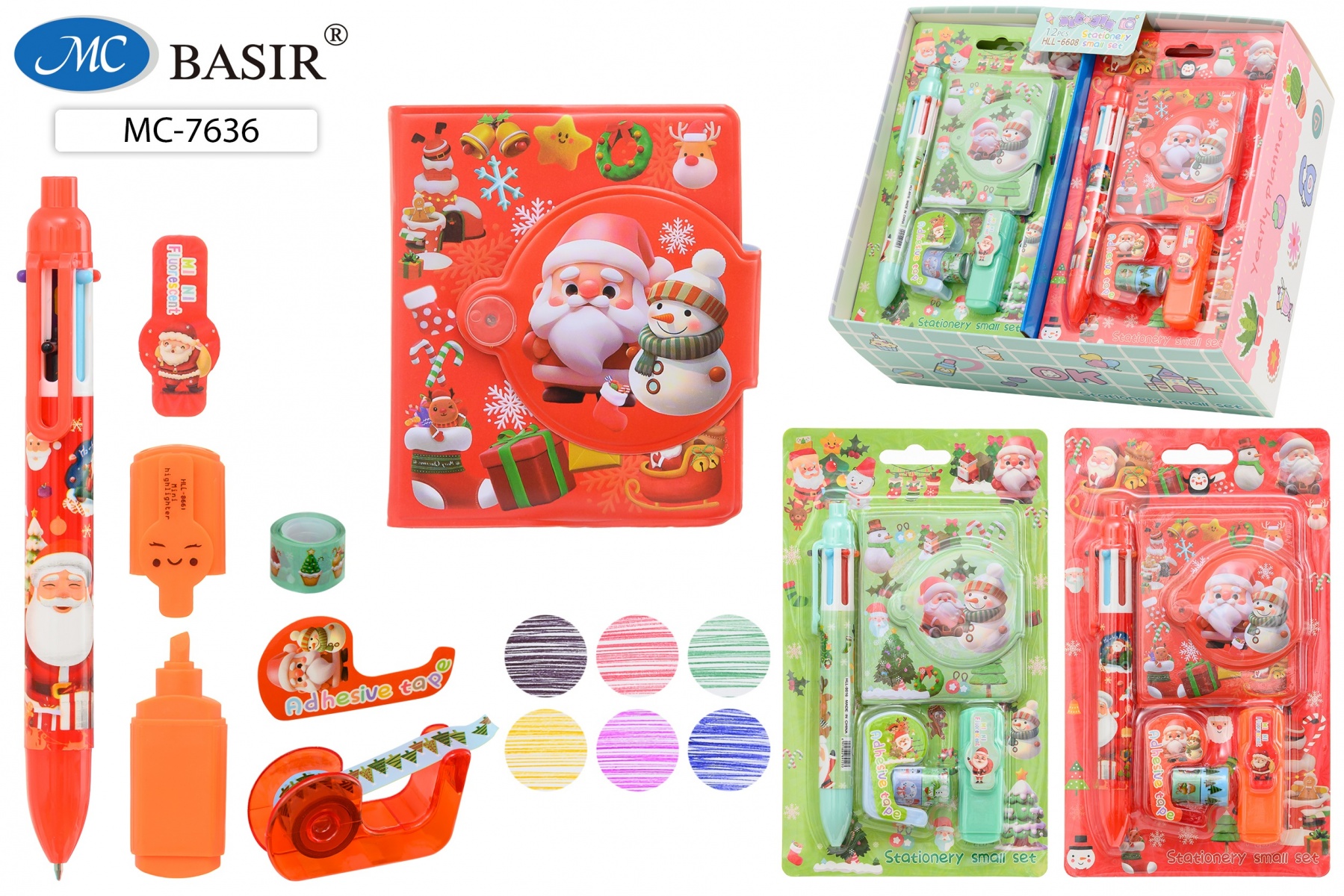 Набор подарочный канцелярский: детский НОВОГОДНИЕ
