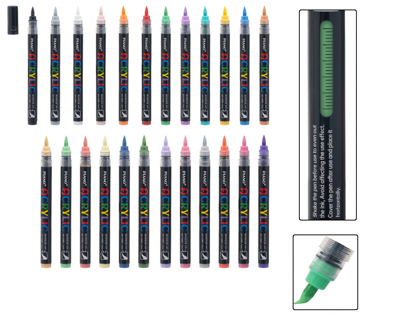 Маркеры акриловые PIANO ПРЕМИУМ