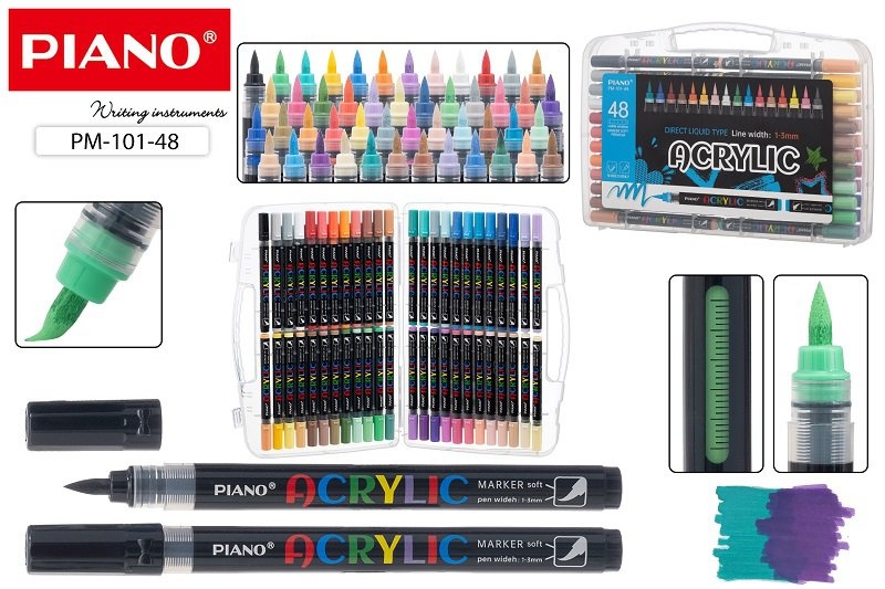 Маркеры акриловые PIANO ПРЕМИУМ